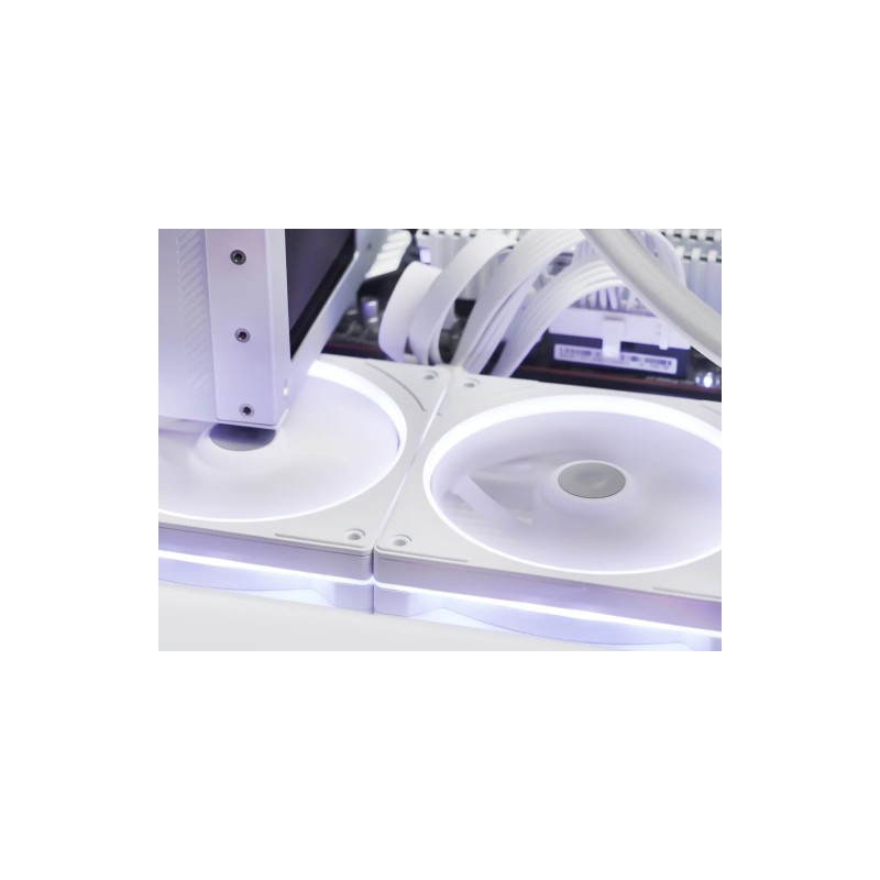 Ventilator za ohišje DeepCool FL12R SE WH 3-IN-1, ARGB, PWM, 120mm, 3 Pack, bel