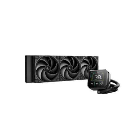 Vodno hlajenje DeepCool Spartacus 360, 360mm, LCD, črno