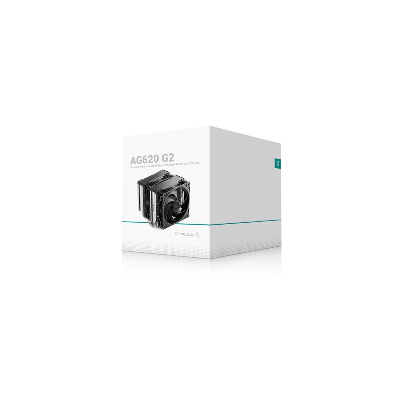 Hladilnik DeepCool AG620 G2, 2x 120mm, črn