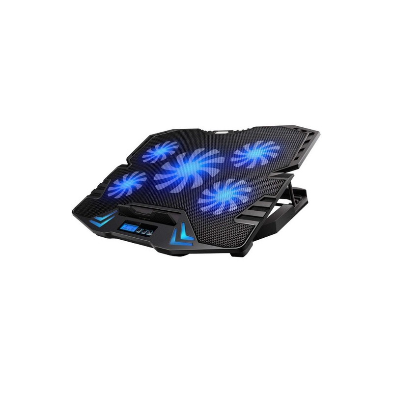 Hladilno stojalo za prenosnik do 17.3, 5x tih ventilator, 2x USB, Ewent EW1259