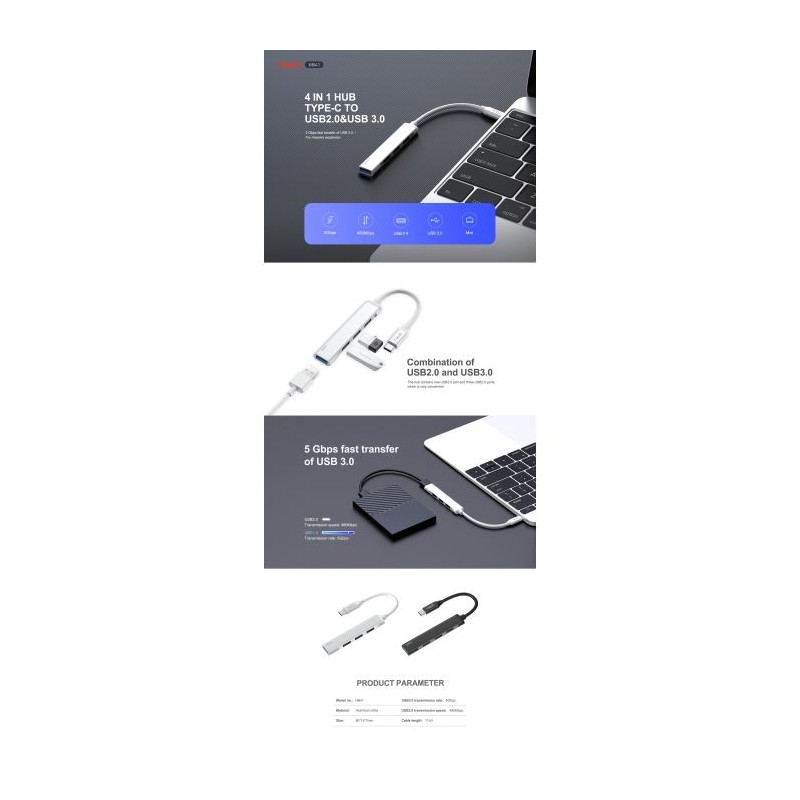 USB-C Hub HAVIT HB41