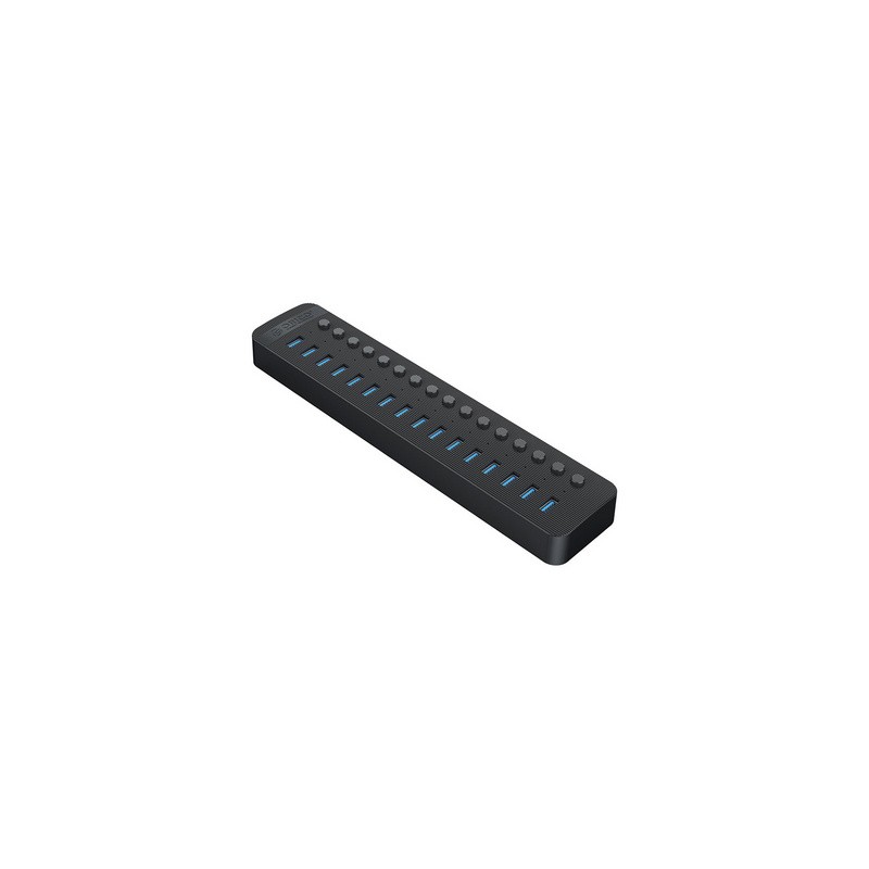 USB Hub ORICO CT2U3-16AB, 16v1, črn