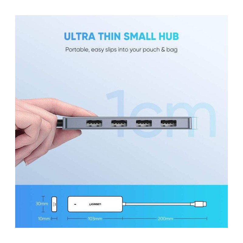 Ugreen Hub USB-C 4 portni