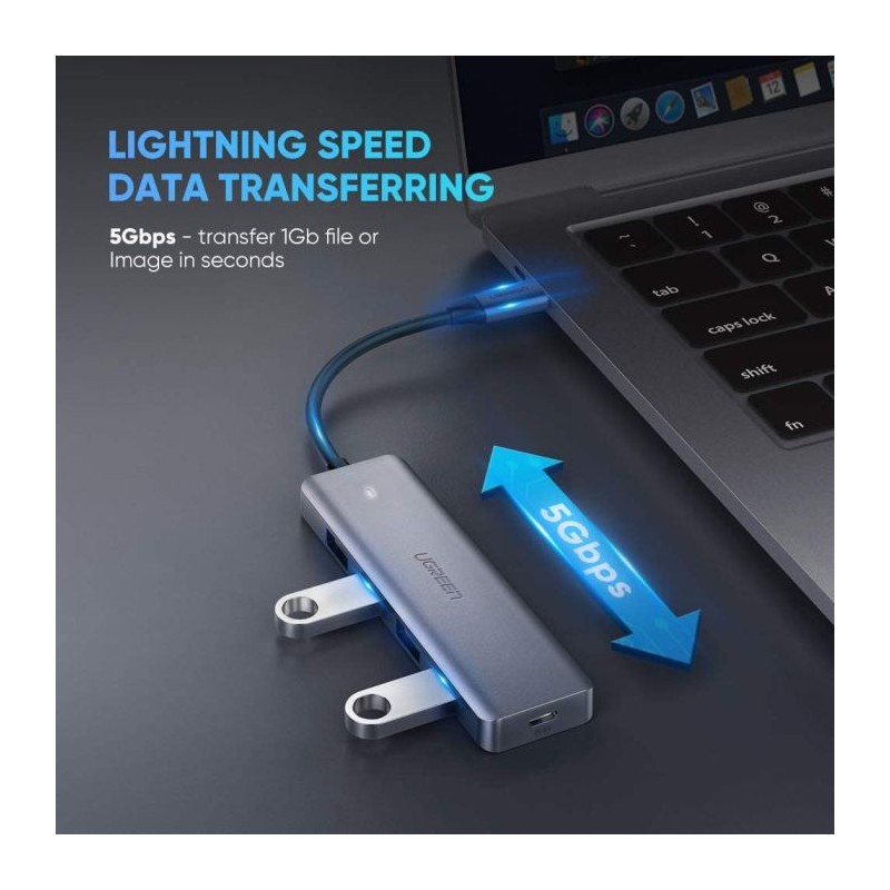 Ugreen Hub USB-C 4 portni