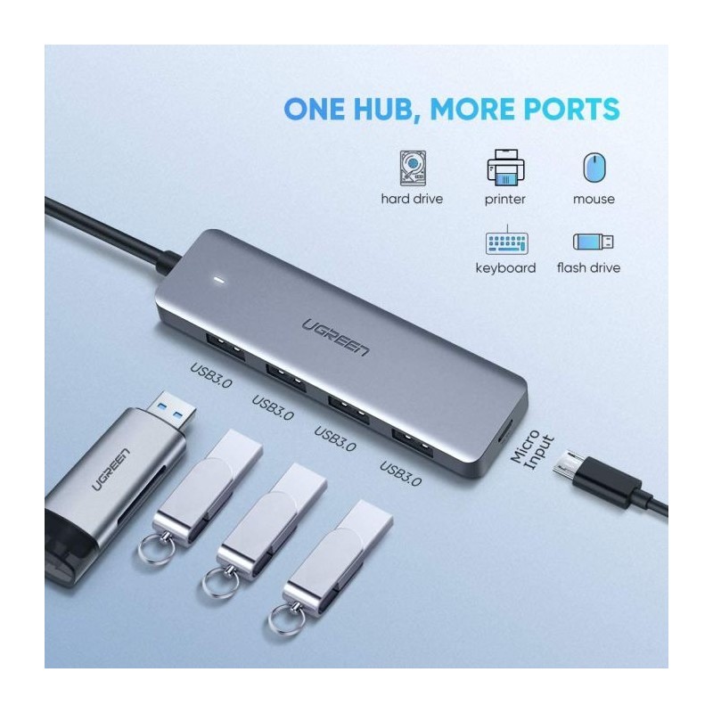 Ugreen Hub USB-C 4 portni