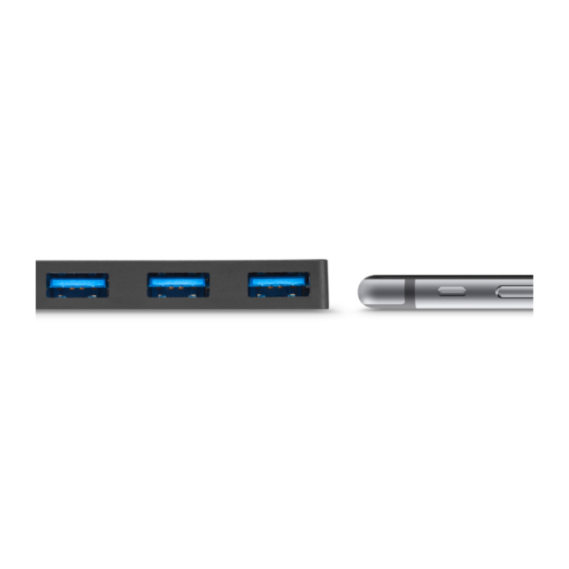 Hub Anker Ultra Slim USB 3.0, 4-port, črn