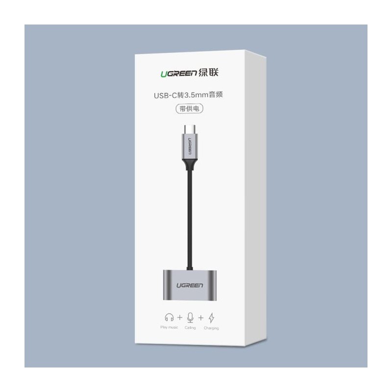 USB-C Hub Ugreen E0013816, 3.5mm + USB-C