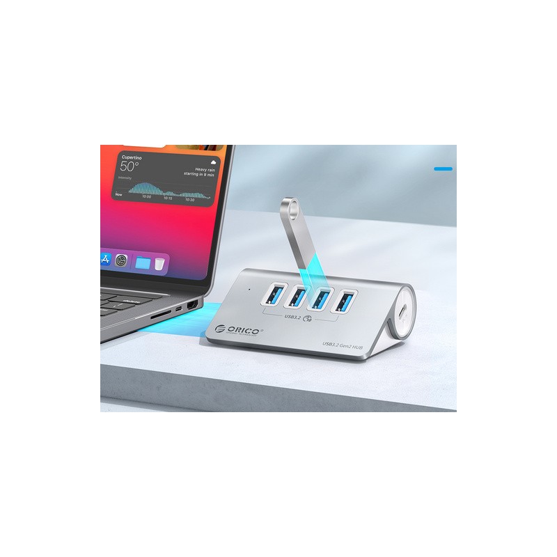 USB-C Hub Orico M3U4-05, srebrn