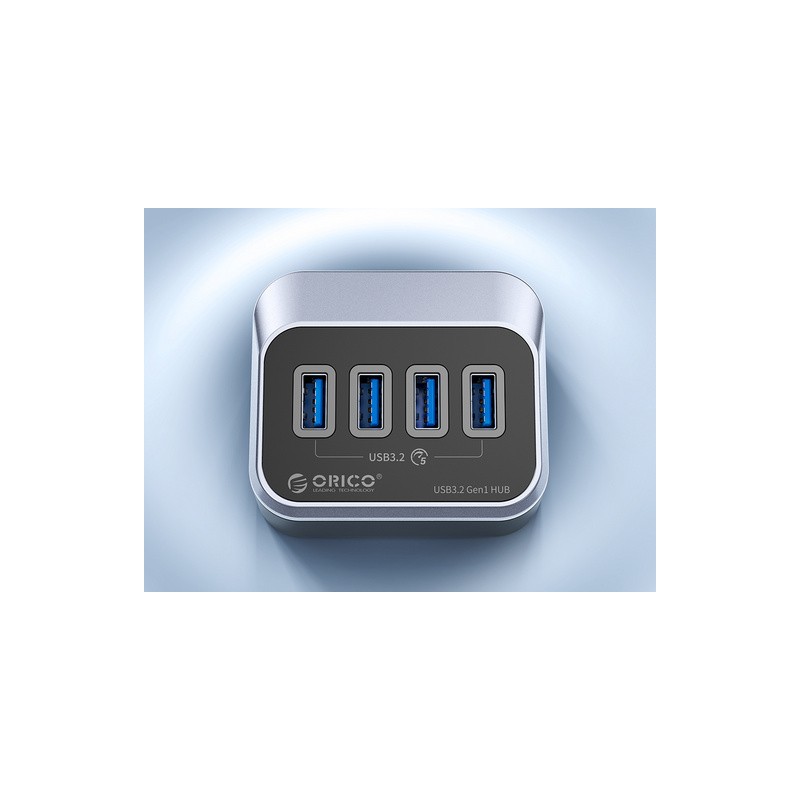 USB-C Hub Orico M3U3-4A-05, črn