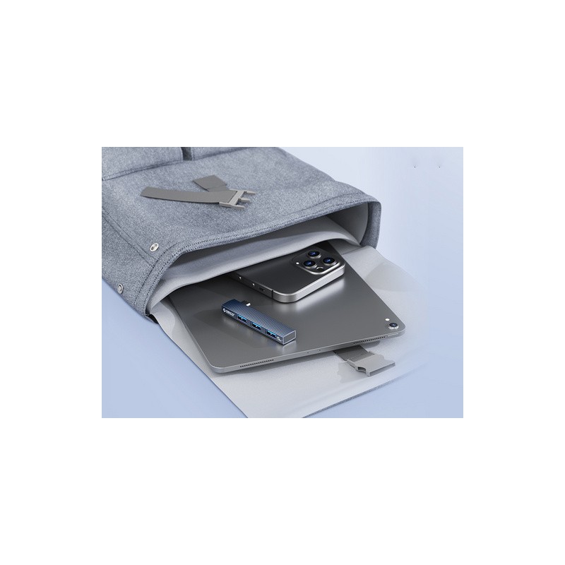 USB-C Hub Orico AH-W13, siv