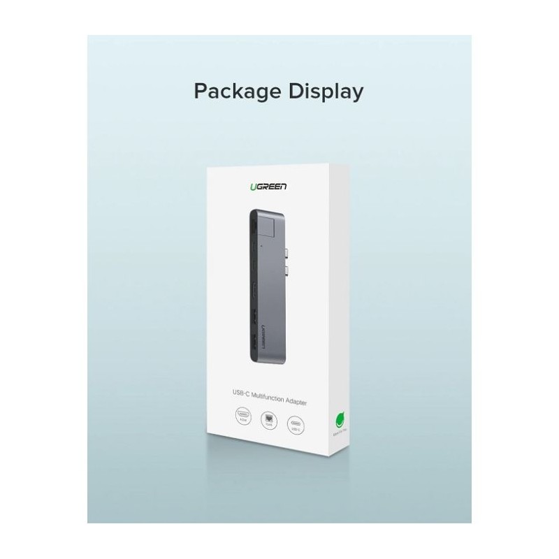 UGREEN USB-C Hub za MacBook, HDMI, USB-C, 2x USB 3.0