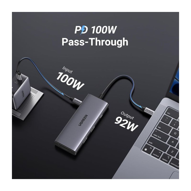 Priklopna postaja Ugreen E0013519, 7v1, USB-C