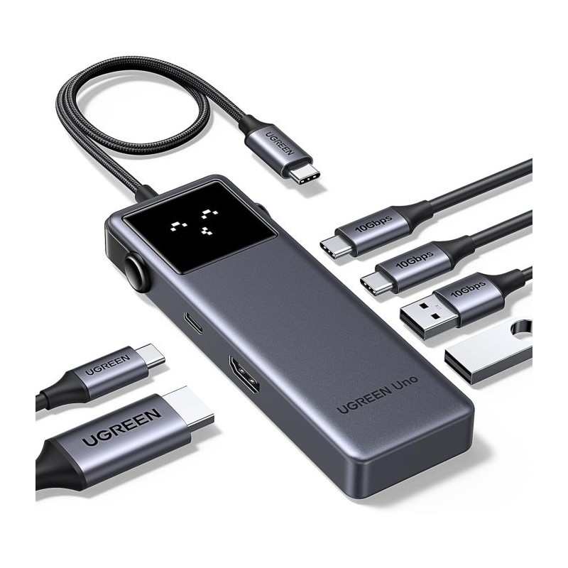 Priklopna postaja Ugreen Uno 6v1, USB-C