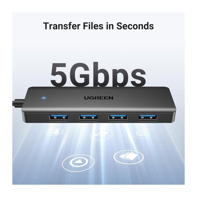 Hub Ugreen 25851, 4-portni, USB 3.0