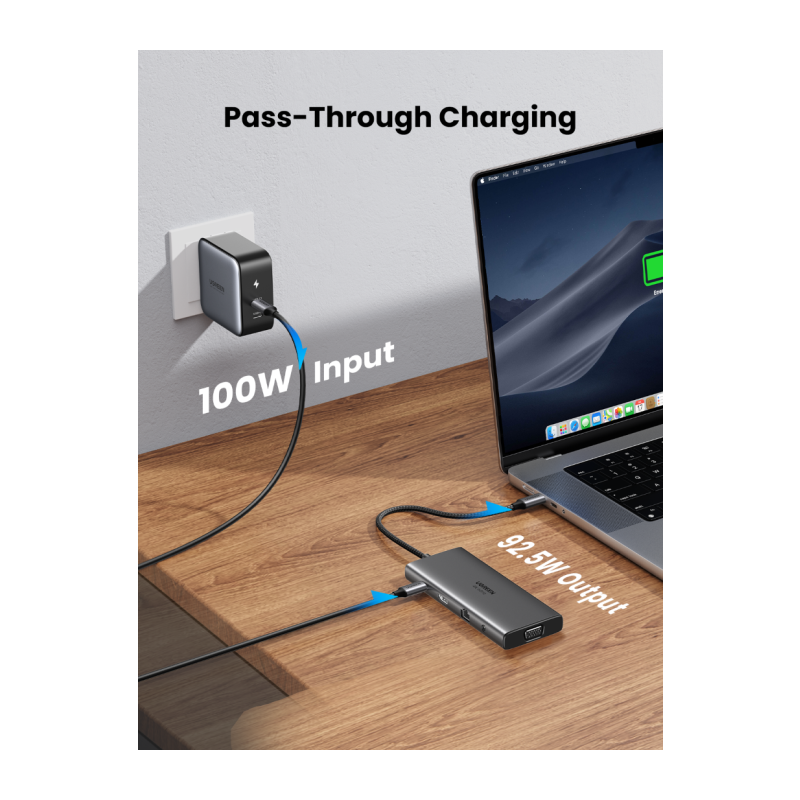 Priklopna postaja Ugreen 45520, 11-v-1, USB-C