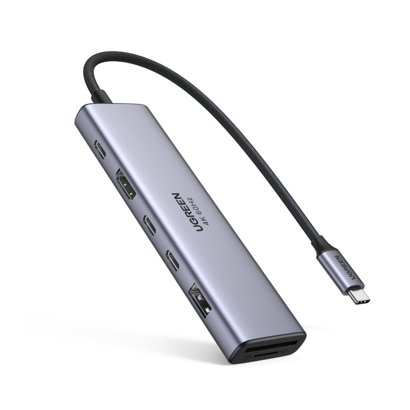Hub Ugreen 45521, 7-v-1, USB-C