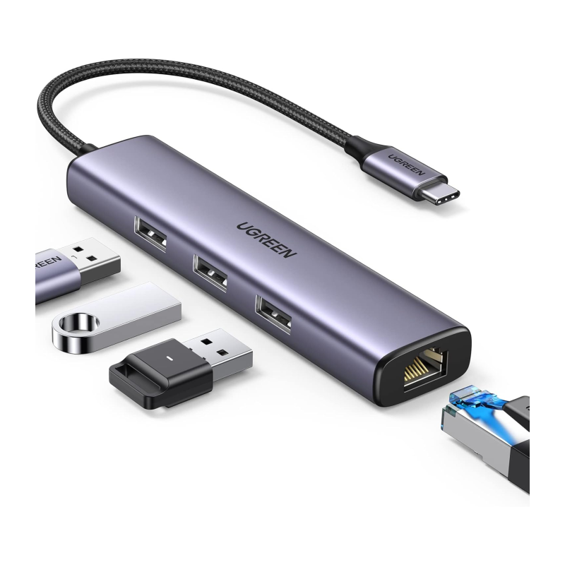 Hub Ugreen 60600, 4-v-1, USB-C
