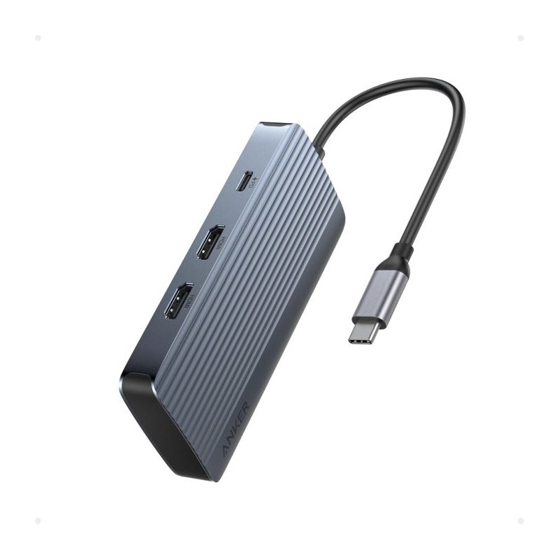 Hub Anker A83740A2, 7-v-1, USB-C