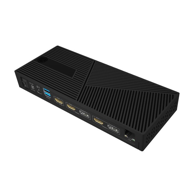 Priklopna postaja Icy Box IB-DK2246AC, 11-v-1, USB-C, z DisplayLink