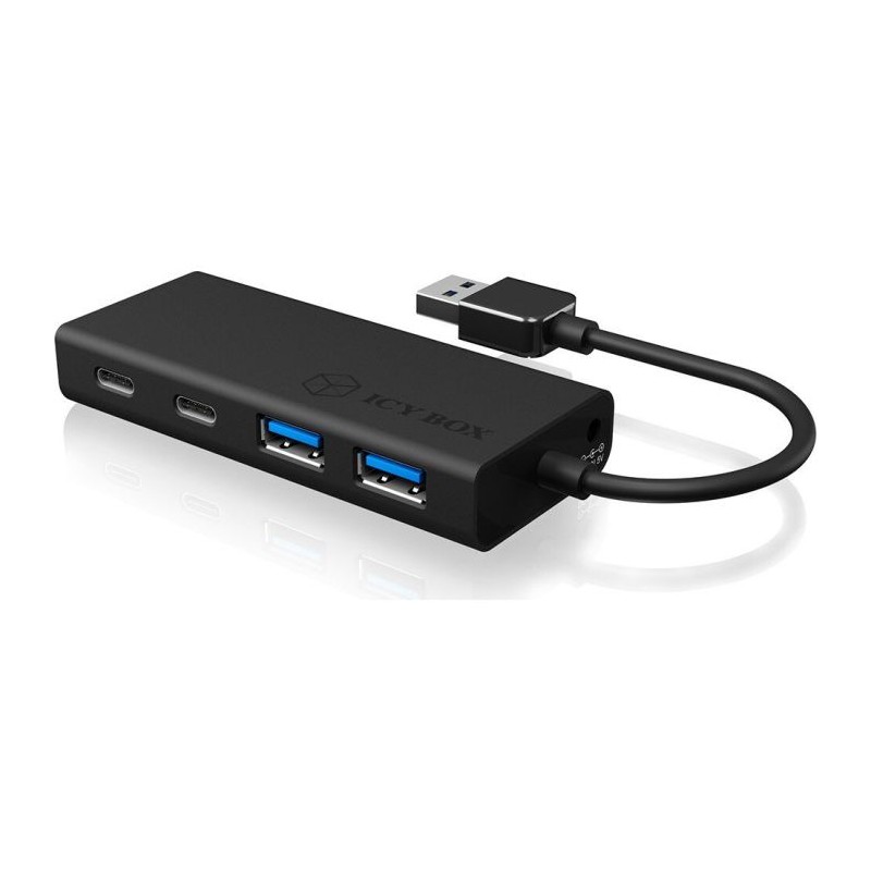 Hub Icy Box IB-HUB1426-U3, 4-portni, USB-A/C