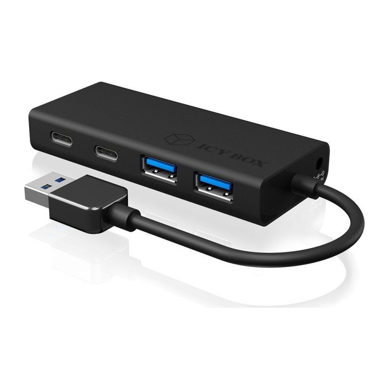 Hub Icy Box IB-HUB1426-U3, 4-portni, USB-A/C