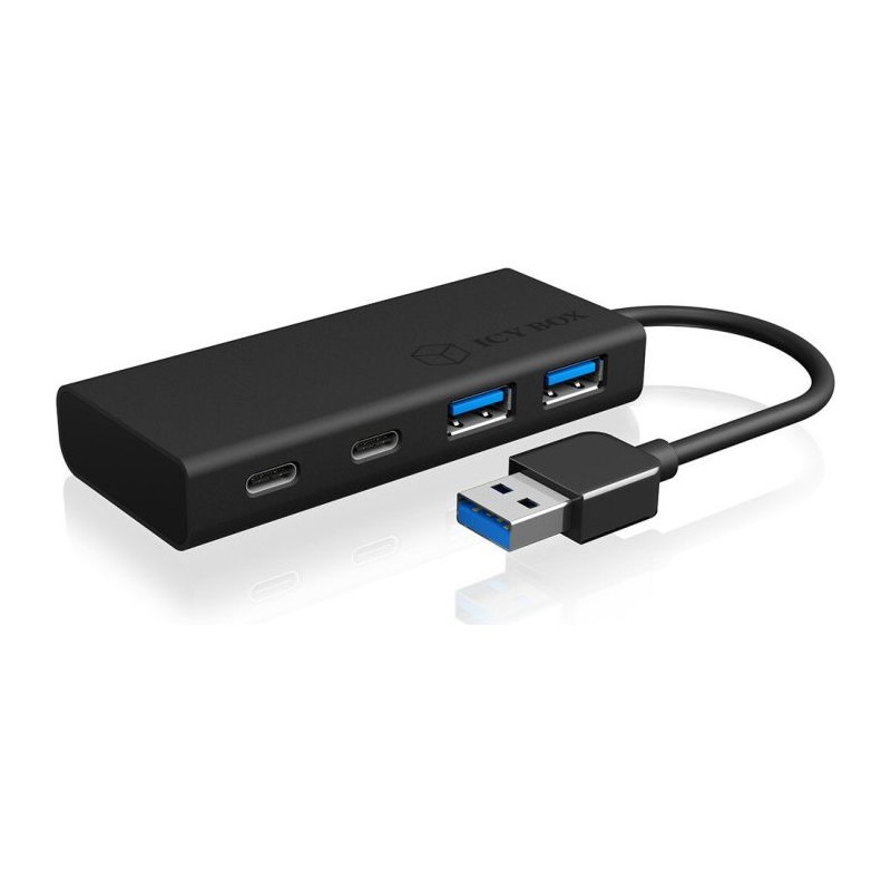 Hub Icy Box IB-HUB1426-U3, 4-portni, USB-A/C