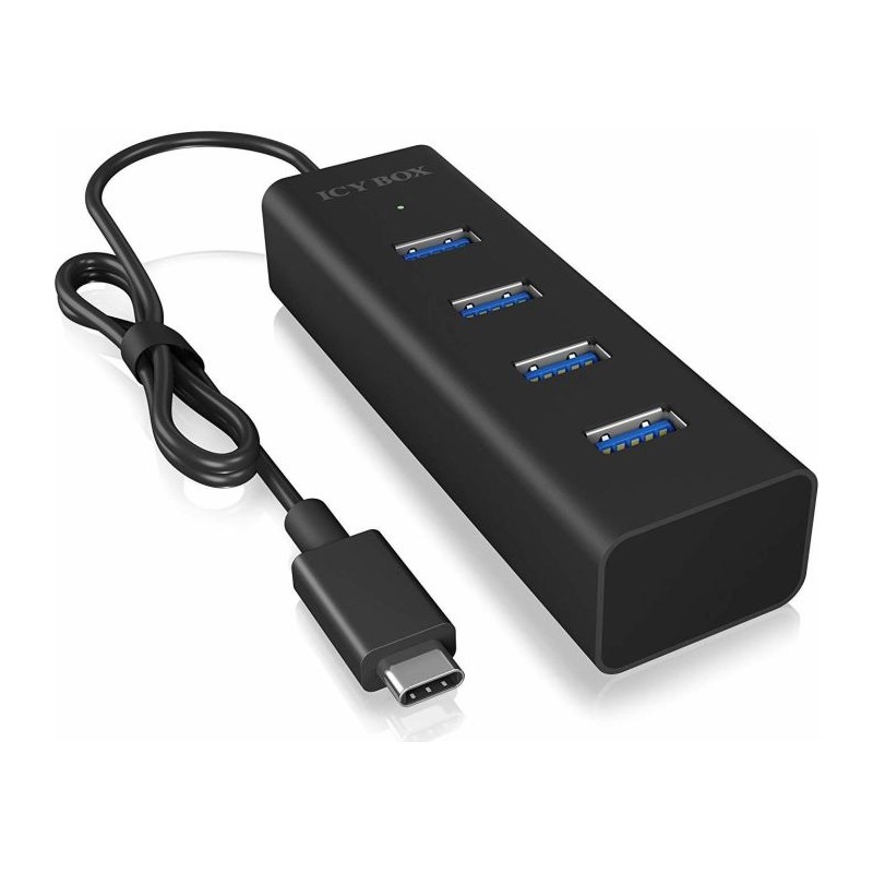 Hub Icy Box IB-HUB1409-C3, 4-portni, USB-C 3.0