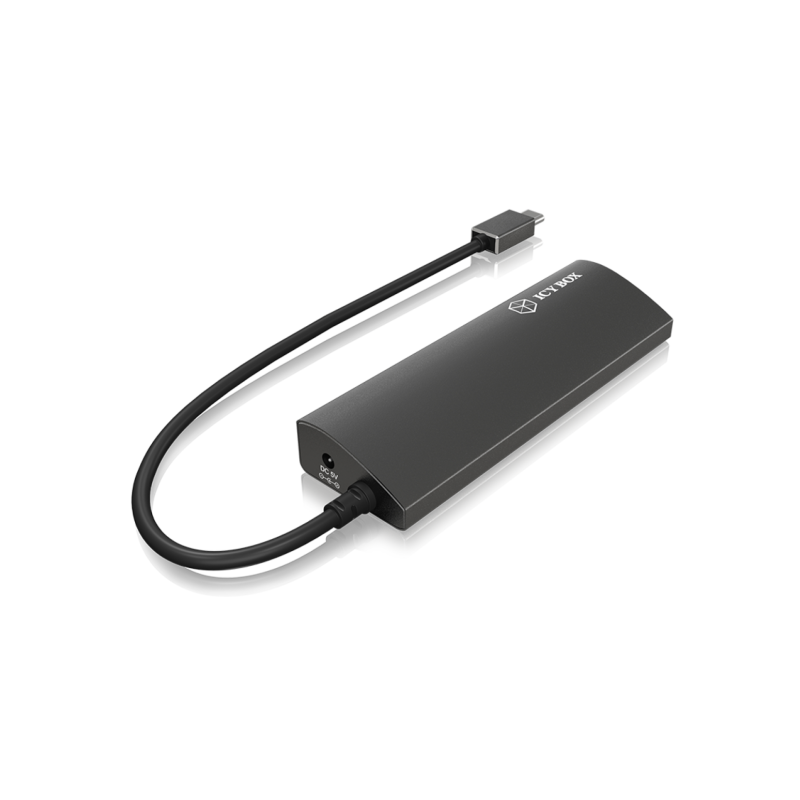 Hub Icy Box IB-AC6405-C, 4-portni, USB-C