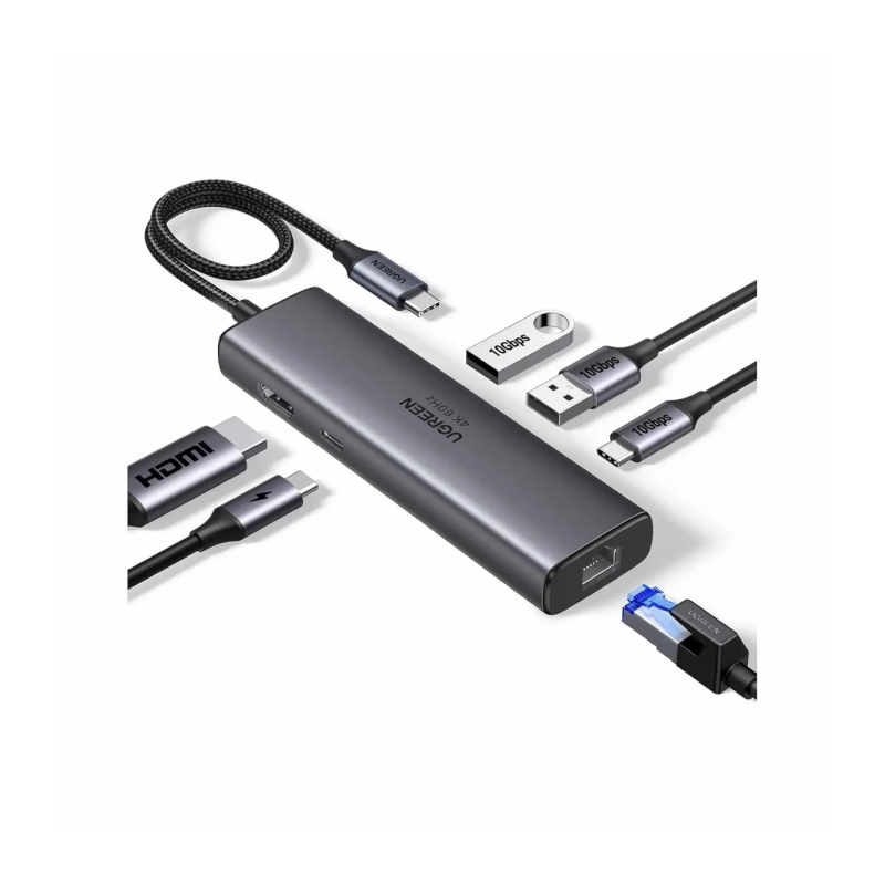 Hub Ugreen 6-v-1, USB-C