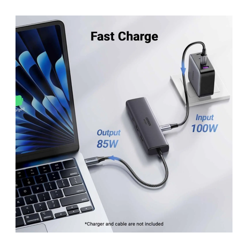 Hub Ugreen 6-v-1, USB-C