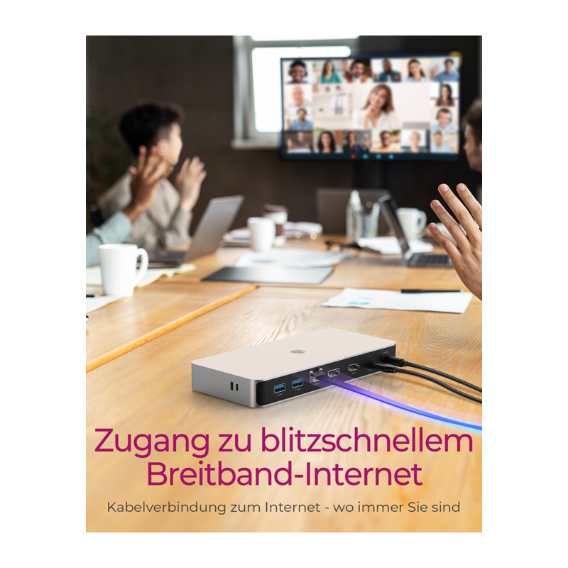 Priklopna postaja IcyBox IB-DK2880-C41, USB4 Type-C