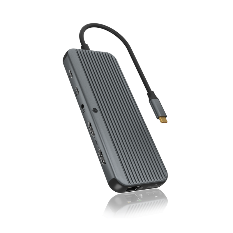 Priklopna postaja IcyBox IB-DK4060-CPD, 12-v-1, USB-C