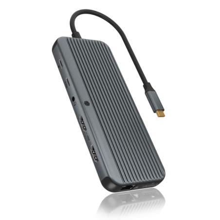 Priklopna postaja IcyBox IB-DK4060-CPD, 12-v-1, USB-C