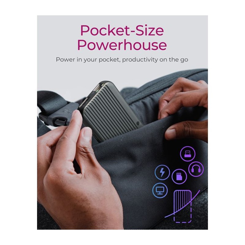 Priklopna postaja IcyBox IB-DK4060-CPD, 12-v-1, USB-C