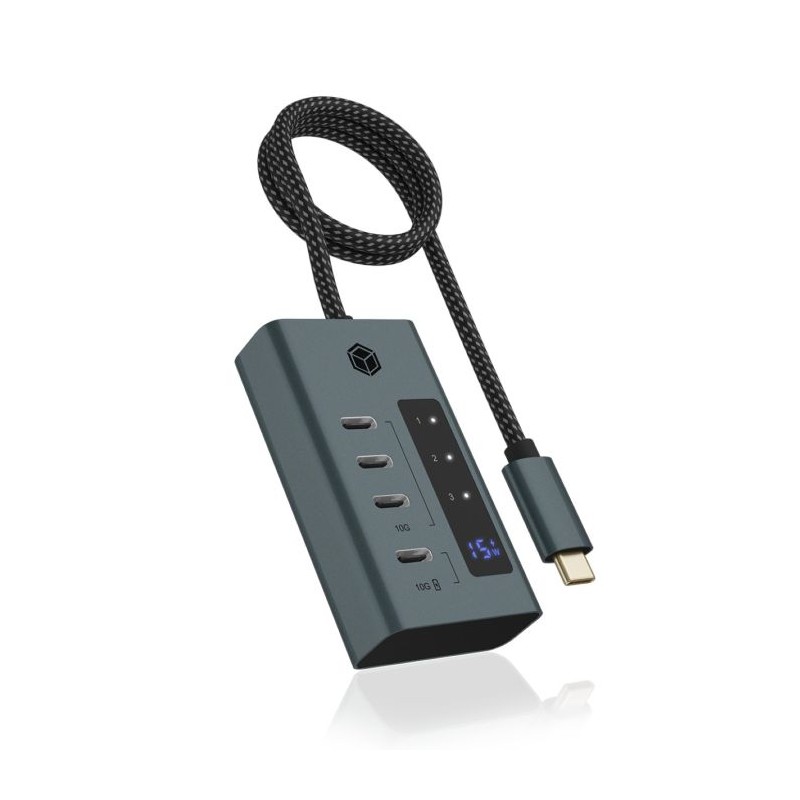 Hub IcyBox IB-HUB1454-C31, 4-port, USB-C 3.2