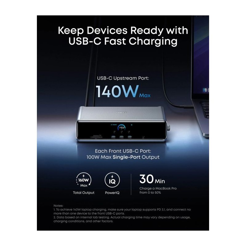 Priklopna postaja Anker Prime, 14v1, USB-C