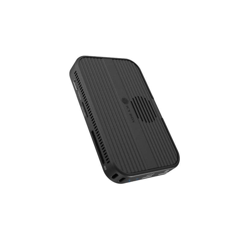 Priklopna postaja IcyBox IB-DK4071M-CU31, 7-v-1, z M.2 NVMe in SATA SSD ohišjem