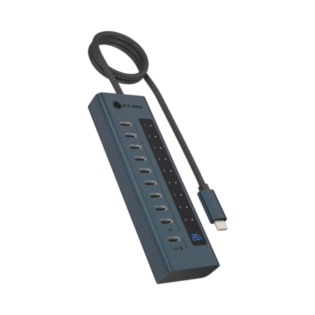 Hub IcyBox IB-HUB1450-C31, 10-portni, USB-C 3.2