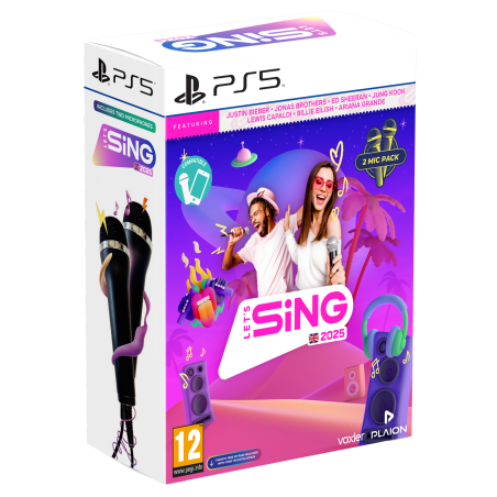 Igra Lets Sing 2025 - Double Mic Bundle (Playstation 5)