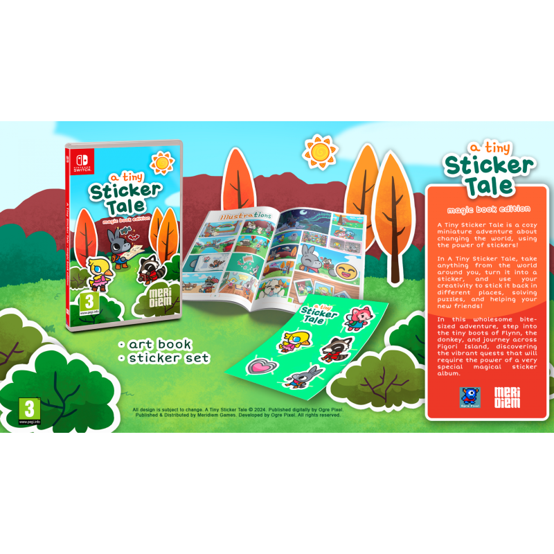 Igra A Tiny Sticker Tale - Magic Book Edition (Nintendo Switch)