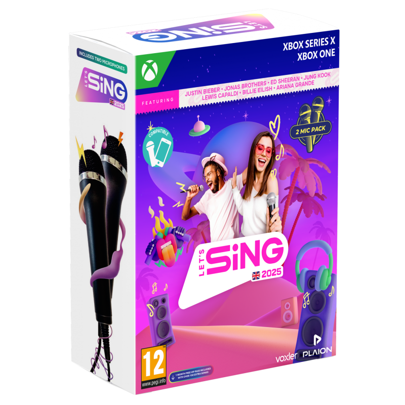 Igra Lets Sing 2025 - Double Mic Bundle (XBOX)