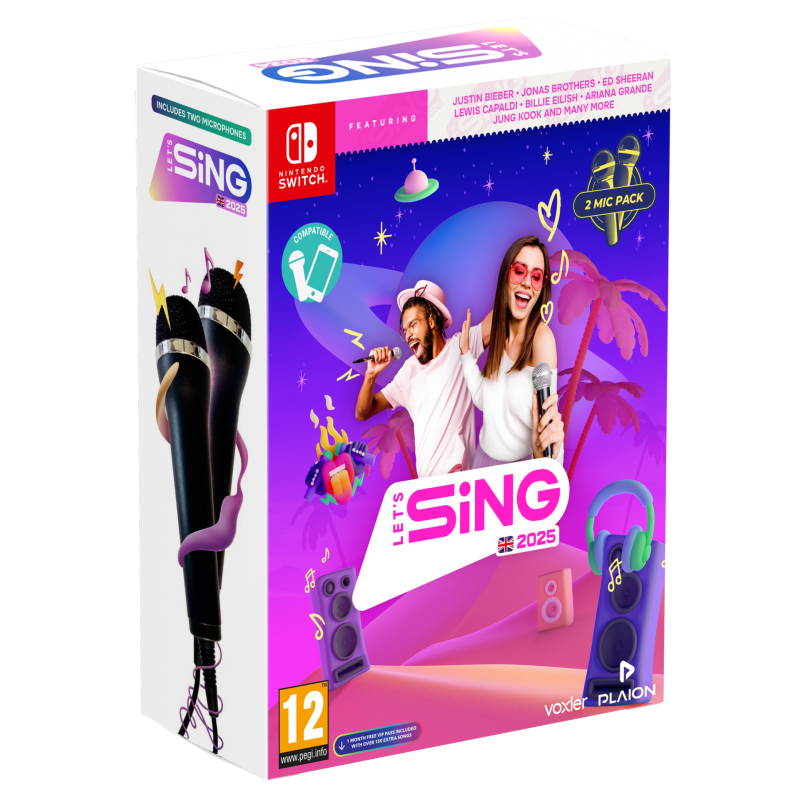 Igra Lets Sing 2025 - Double Mic Bundle (Nintendo Switch)