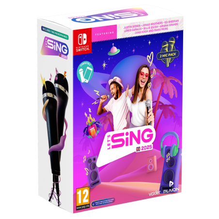 Igra Lets Sing 2025 - Double Mic Bundle (Nintendo Switch)