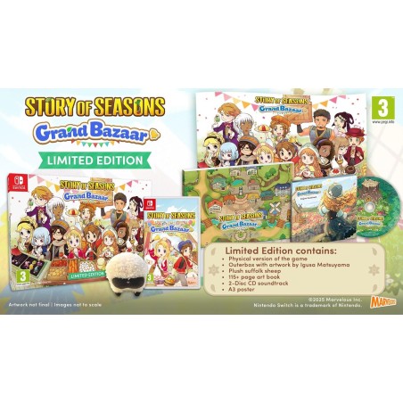 Igra Story Of Seasons: Grand Bazaar - Limited Edition (SWITCH)