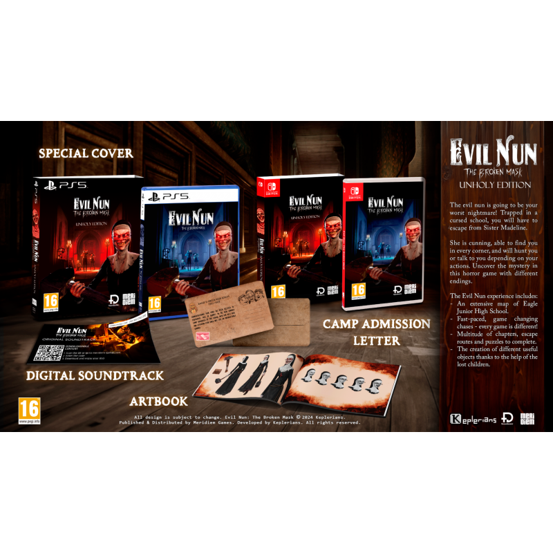 Igra EVIL NUN: The Broken Mask - Unholy Edition (Playstation 5)