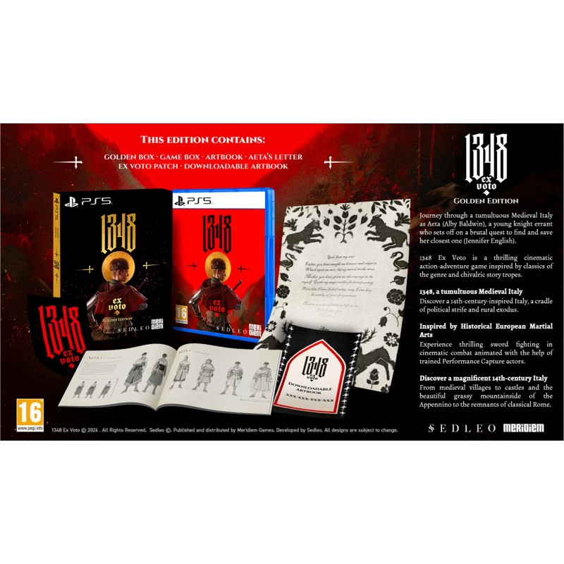 Igra 1348 Ex Voto - Golden Edition (Playstation 5)