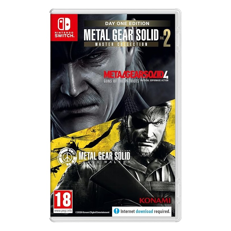 Igra Metal Gear Solid: Master Collection Volume 2 - Day One Edition (Switch)