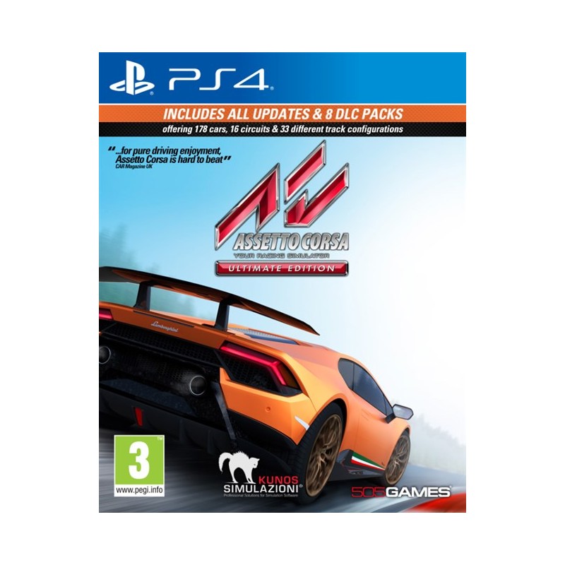 Igra Assetto Corsa: Ultimate Edition (Playstatin 4)