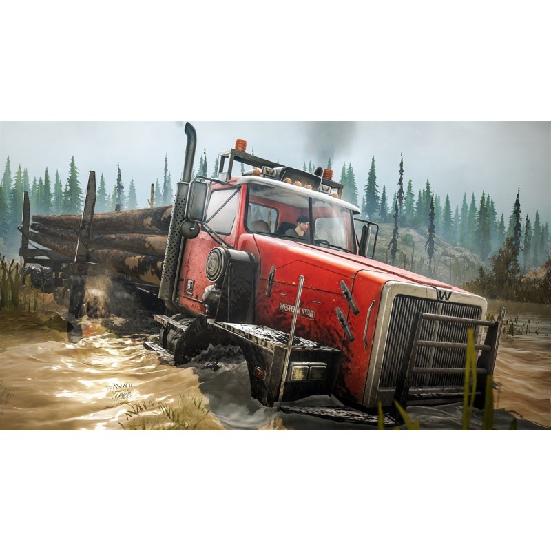 Igra Spintires: MudRunner - American Wilds Edition (PS4)
