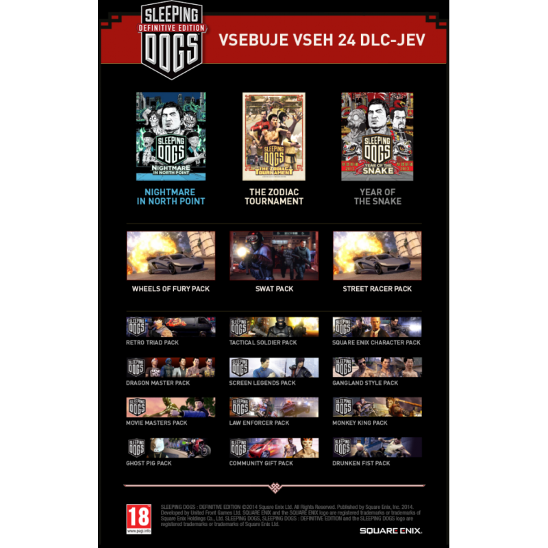 Igra Sleeping Dogs Definitive Edition (playstation 4)